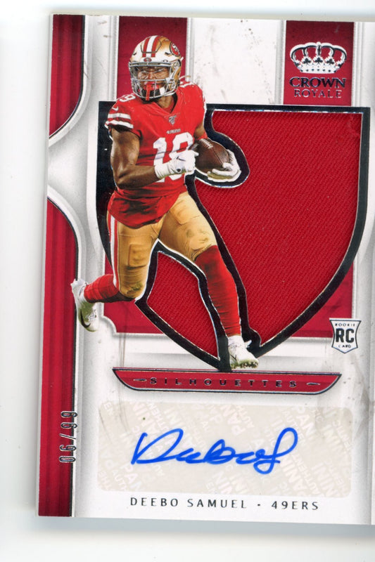 2019 Panini Chronicles Crown Royale Deebo Samuel Rookie #SA8 - #/99 Patch Autograph 49ers