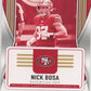 2021 Panini Absolute Nick Bosa Gridiron Force #GF7 - #/5 Autograph 49ers