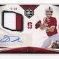2021 Panini Limited Davis Mills Rookie #L-DMI - #/99 Patch Autograph Cardinal