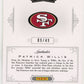 2012 Panini National Treasures Patrick Willis #26 - #/49 Autograph 49ers
