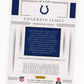 2017 Panini National Treasures Signatures Edgerrin James #S-EJM - #/25 Auto Colts