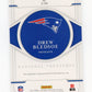 2021 Panini National Treasures Drew Bledsoe #S-DB - #/49 Gold Auto Patriots