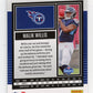 2022 Panini Score Rookies Malik Willis RC #305 - Auto Titans