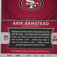2015 Panini Prizm Arik Armstead RC #RS-AR - #/99 Green Prizm Auto 49ers