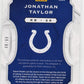 2020 Panini Chronicles Crown Royale Silhouettes Jonathan Taylor RC #CSA-JT - #/99 Jersey Auto Colts