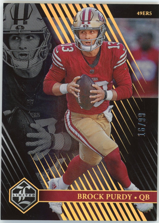 2023 Panini Limited Brock Purdy #88 - #/99 49ers