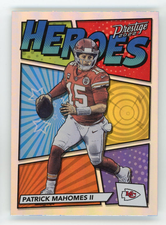 2022 Panini Prestige Heroes Patrick Mahomes II #H-4 - Refractor Chiefs