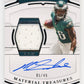 2021 Panini National Treasures Material Treasures Miles Sanders #MTS-MS - #/49 Jersey Auto Eagles