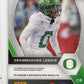 2021 Panini Prizm Draft Picks Deommodore Lenoir RC #DPA-DLE - #/49 Orange Pulsar Oregon