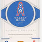 2021 Panini National Treasures Warren Moon #S-WM - #/10 Gold Auto Oilers