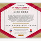 2019 Panini Donruss Rookie Phenoms Nick Bosa #RPJ-18 - #/99 Jersey Auto 49ers