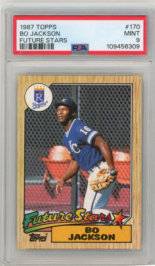 1987 Topps Bo Jackson Future Stars #170 - PSA 9 Royals