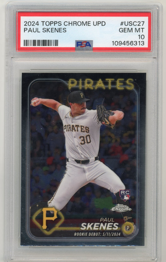 2024 Topps Chrome Paul Skenes #USC-27 - PSA 10 Pirates