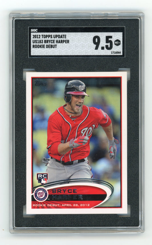 2012 Topps Bryce Harper Rookie Debut RC #US183 - SGC 9.5 Nationals