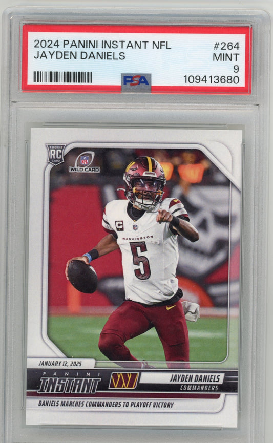 2024 Panini Instant Jayden Daniels Rookie #264 - PSA 9 #/3853 Commanders