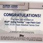 2018 Topps Series One Aaron Judge #STP-AJ - Spring Training Logo Patch Yankees