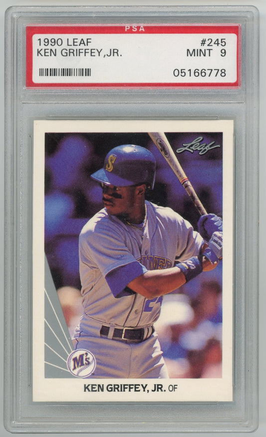 1990 Leaf Ken Griffey Jr. #245 - PSA 9 Mariners