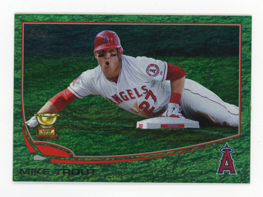 2013 Topps Mike Trout #27 - Emerald Green Angels