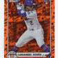 2025 Topps Luisangel Acuna RC #89 - All Star Game Orange #/25 Mets