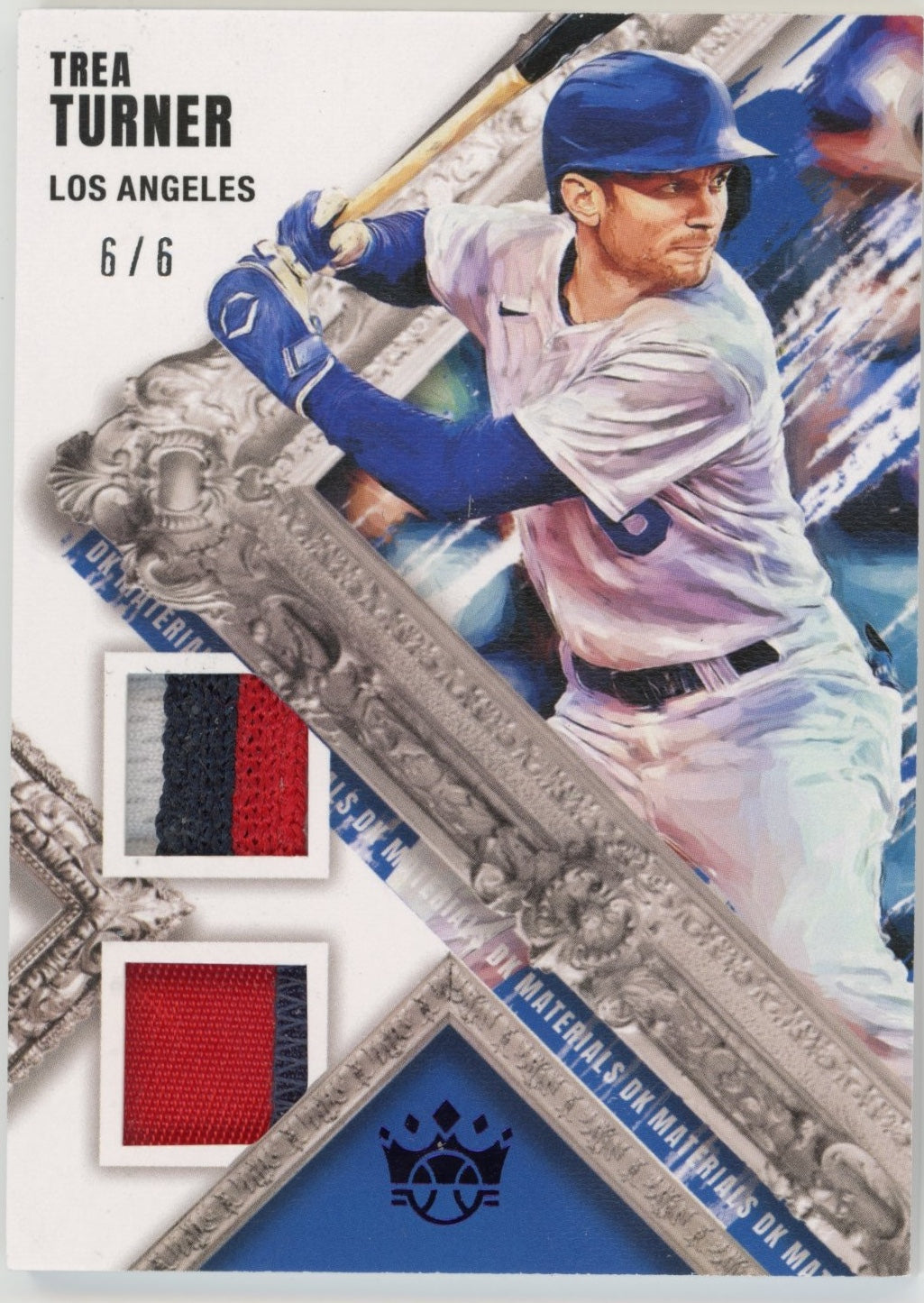 2022 Panini Diamond Kings Trea Turer #DKM-TT - Dual Relic #/6 Dodgers