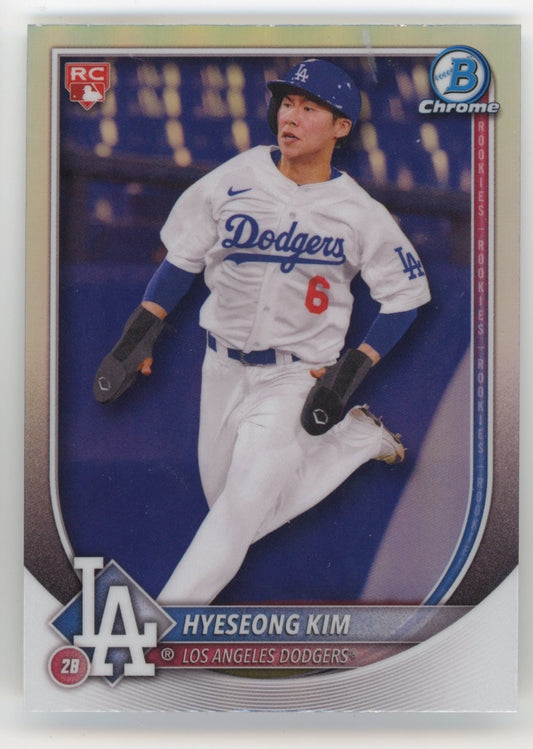 2025 Topps Bowman Chrome Hyeseong Kim RC #91 - Refractor Dodgers