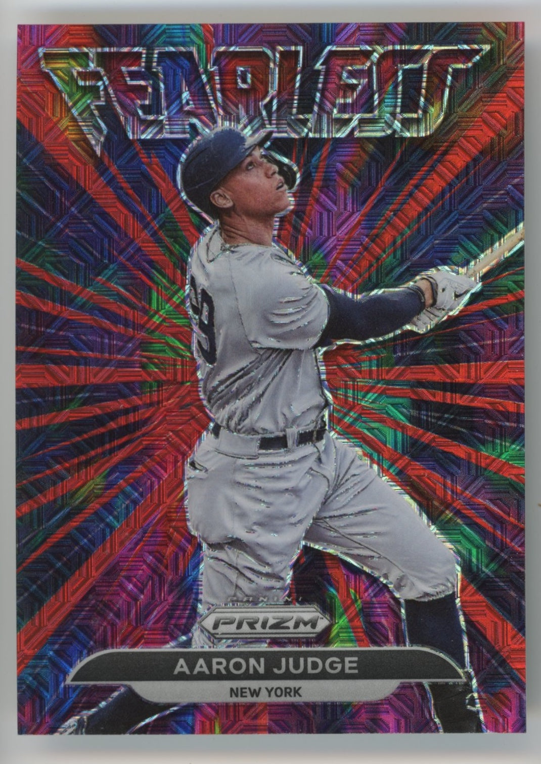 2022 Panini Prizm Aaron Judge Fearless #FL-6 - #/149 Yankees