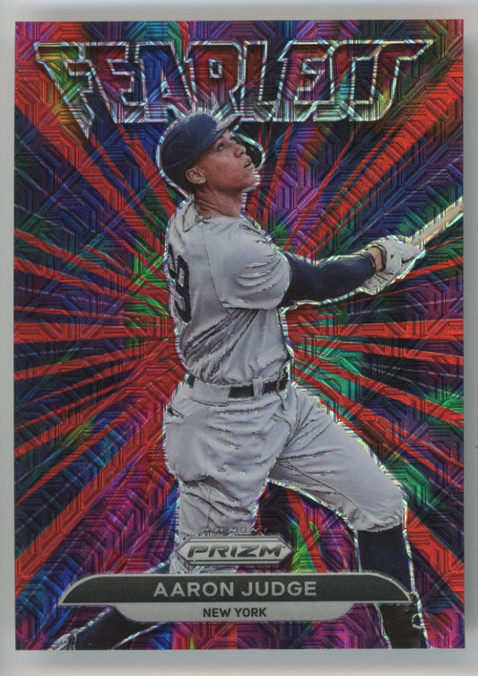 2022 Panini Prizm Aaron Judge Fearless #FL-6 - #/149 Yankees