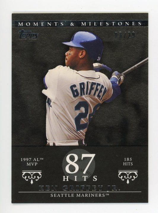 2007 Topps Moments & Milestones Ken Griffey Jr. #46 - #/29 Mariners