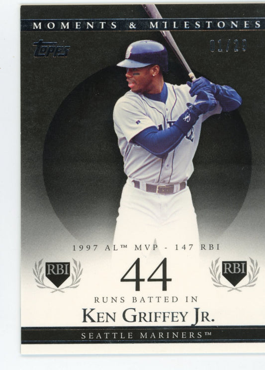 2007 Topps Moments & Milestones Ken Griffey Jr. #47 - #/29 Mariners