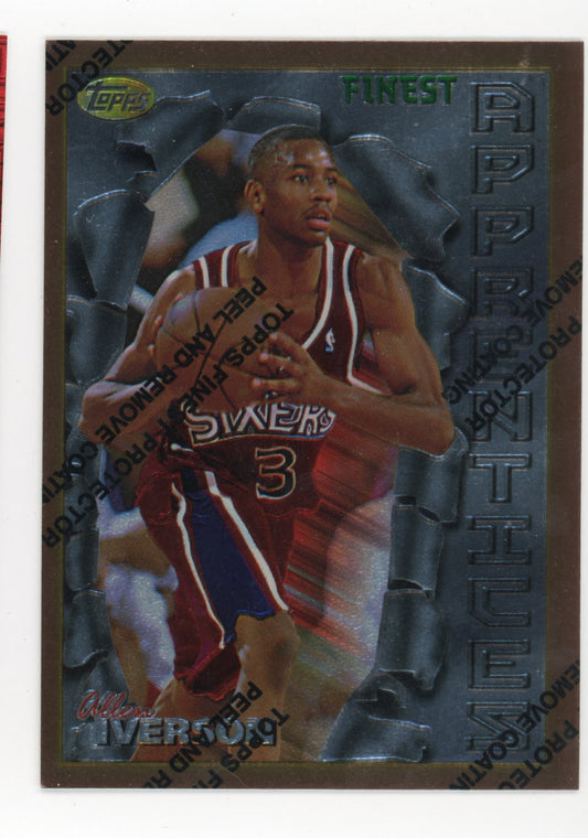 1996 Topps Finest Allen Iverson Apprentices #69 - 76ers