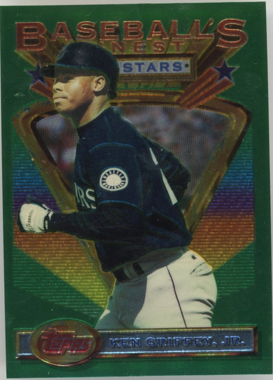 1993 Topps Ken Griffey Jr. Baseball's Finest #110 - Green Mariners