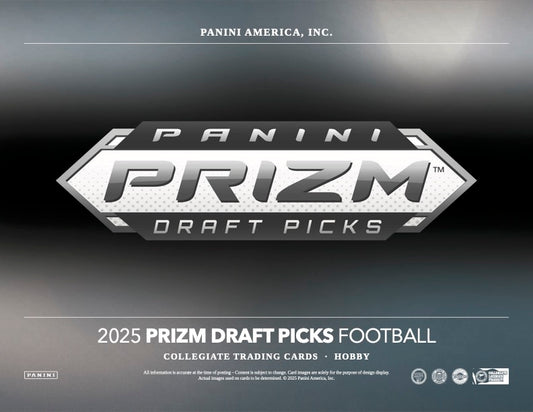 PRESALE - 2025 Prizm Draft Picks Collegiate Football Hobby Box