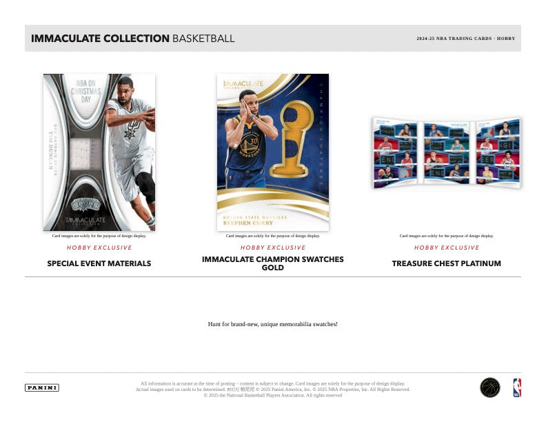 2024/25 Panini Immaculate Basketball Hobby Box