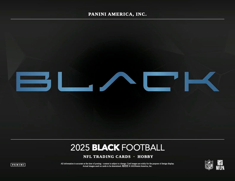 PRESALE - 2025 Panini Black Football Hobby Box