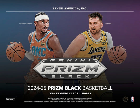 PRESALE - 2024/25 Panini Prizm Black Basketball Hobby Box