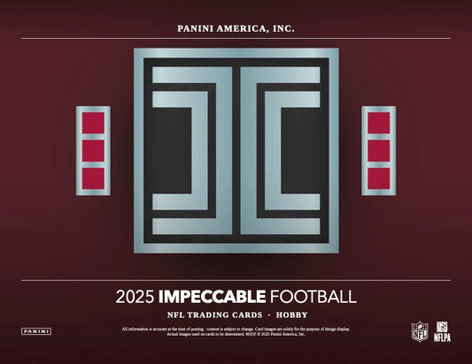 PRESALE - 2025 Panini Impeccable Football Hobby Box