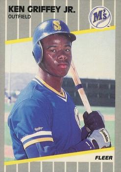 1989 Fleer #548 Ken Griffey Jr. Rookie Seattle Mariners