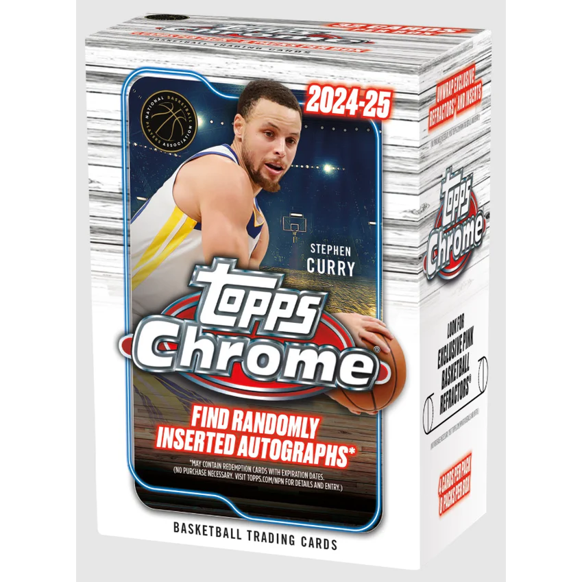 2024/25 Topps Chrome Basketball Blaster Box