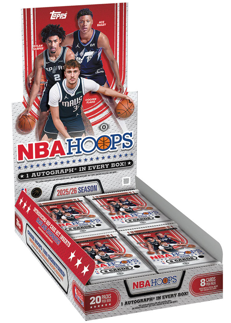 2025-26 Topps NBA Hoops Hobby Box
