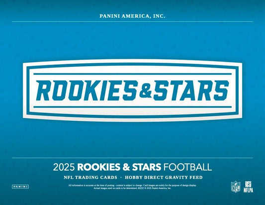 2025 Rookies and Stars Gravity Feed Football Pack