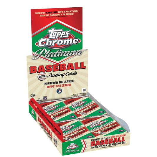 2025 Topps Chrome Platinum Baseball Hobby Box
