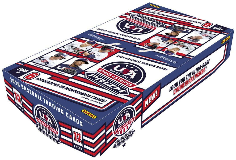 2026 Panini USA Stars & Stripes Prizm Baseball Hobby Box