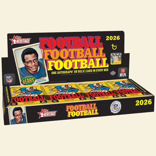 2026 Topps Heritage Football Hobby Box