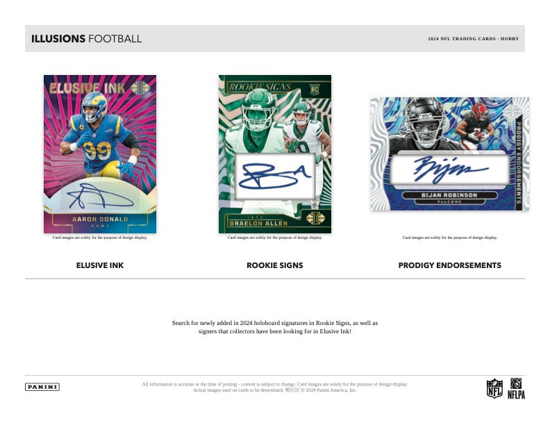 PRESALE - 2024 Panini Illusions Football Hobby Box