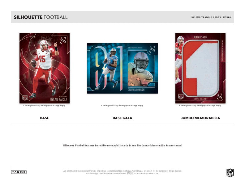 PRESALE - 2025 Panini Silhouette Football Hobby Box
