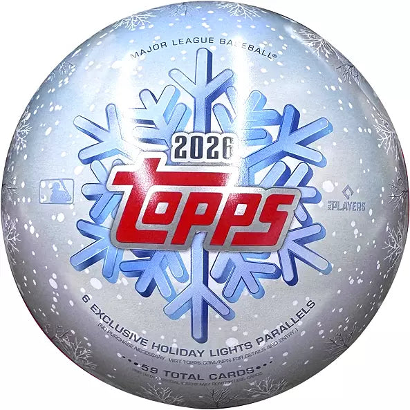 2026 Topps Baseball Holiday Tin