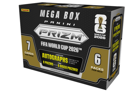 2026 Panini Prizm Soccer Hobby Mega Box