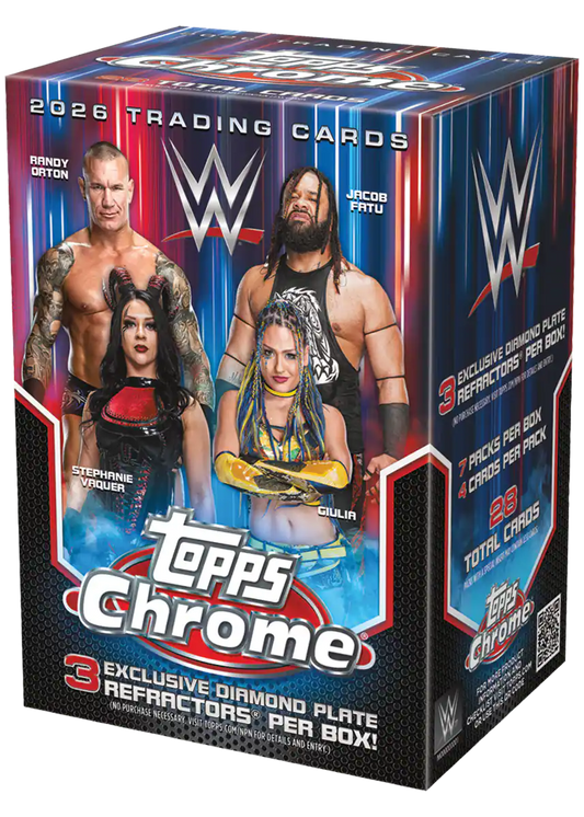 2026 Topps Chrome WWE Blaster Box