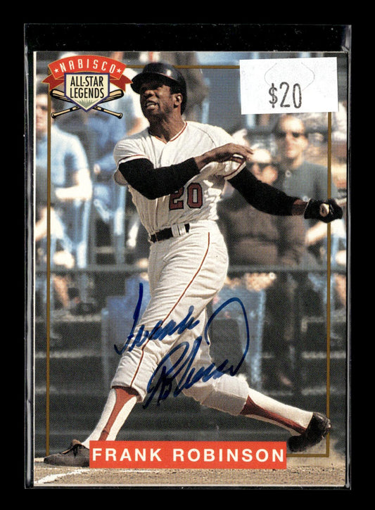 1994 Nabisco All-Star Legends Autographs Frank Robinson #NNO Baltimore Orioles