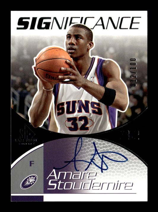2003-04 SP Game Used Amare Stoudemire #AS SIGnificance Phoenix Suns